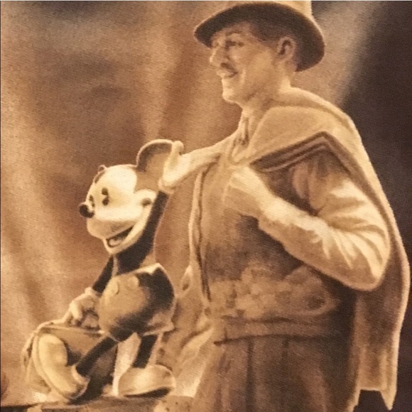 MICKEY MOUSE SWEATSHIRT WALT DISNEY HOODIE Womens size Small - Picture 3 of 15